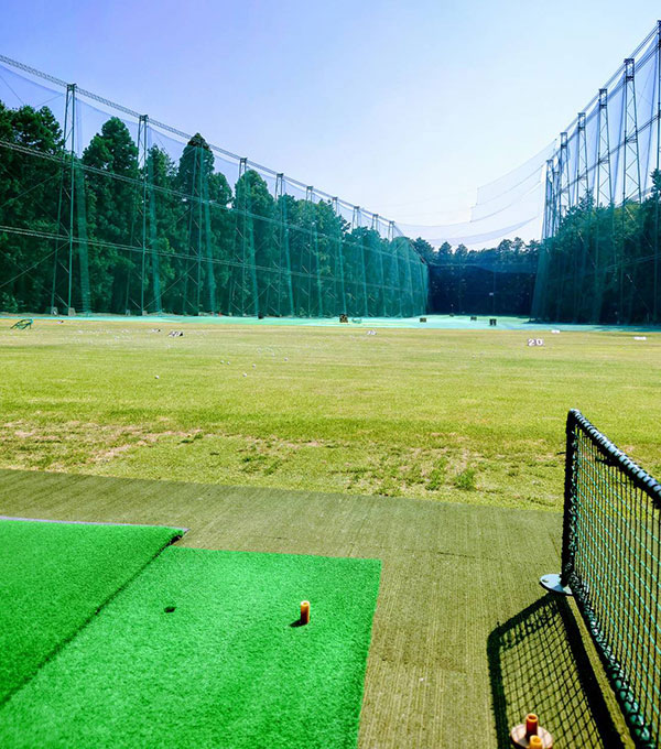 200ヤードの打ちっぱなし
